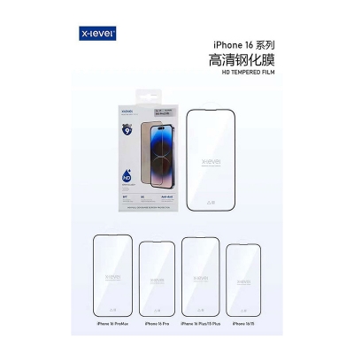 Picture of X-Level HD SKIN GLASS 5FT Drop Tested Anti Dust Full Coverage Screen Protector Glass For Iphone 11,12,13,14,15 16 Pro & Pro Max Series