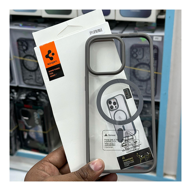 Picture of SPIGEN ULTRA HYBRID Premium MagSafe Case Cover For Iphone 12,13,14,15 16 Pro & Pro Max Series