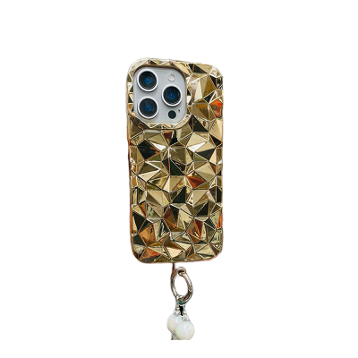 Picture of New Diamond Shape Case Cover with Chain For Iphone 11,12,13,14,15 16 Pro & Pro Max Series