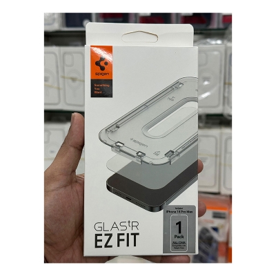 Picture of Spigen  GL AStR (1Pack) Borderless Full Cover Screen Protector Glass For Iphone 12,13,14,15,16,17 Pro & Pro Max Series - 12-17pm