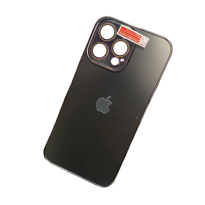 Picture of Glass with Apple LOgo Design Case Cover For Iphone 11,12,13,14,15 16 Pro & Pro Max Series