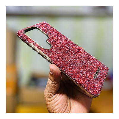 Picture of RMBMAX Premium Design Stone Case with Magnetic Mobile Cover For Samsung Galaxy S22 Ultra, S23 Ultra, S24 Ultra, S25 Ultra - Brown
