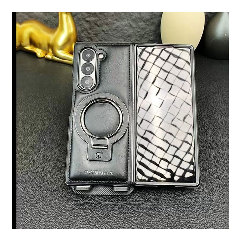 Picture of R,MBMAX Premium Pu Leather Magsafe Hard Case with Magnetic Card Holder For Samsung Z Series Z FOLD 6, Z FOLD 5, Z FOLD 4