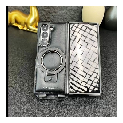 Picture of R,MBMAX Premium Pu Leather Magsafe Hard Case with Magnetic Card Holder For Samsung Z Series Z FOLD 6, Z FOLD 5, Z FOLD 4