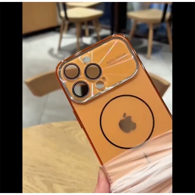 Picture of Magsafe Auto Focus with Lens Protector Case Cover Mobile Cover For Iphone 12,13,14,15,16,17 Pro & Pro Max Series - 12-17pm