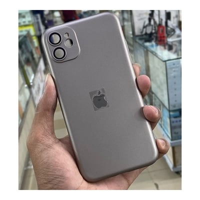 Picture of PC Lover with Apple Logo Iphone Case Cover For Iphone 11,12,13,14,15 Pro & Pro Max Series - Gray