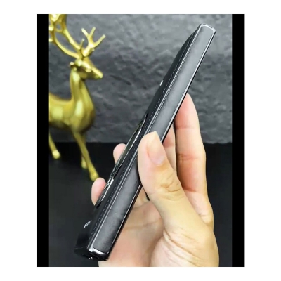 Picture of RMBMAX Premium Pu Leather MagSafe Soft Case CoverFor Samsung Galaxy S22 Ultra, S23 Ultra, S24 Ultra, S25 Ultra - Black - Black