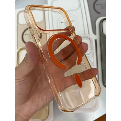 Picture of 100% ANTI Yellow Clear MagSafe iPhone Case Crystal Clear Anti Yellow Transparent Case  For Iphone 12,13,14,15,16,17 Pro & Pro Max Series - 12-17pm