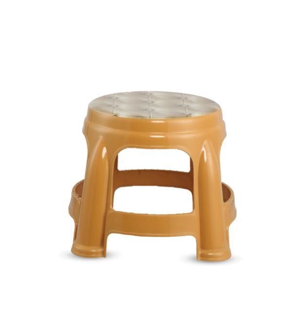 Buy Round Stool Medium (Printed) Sandal Wood Online in Bangladesh at Best Prices