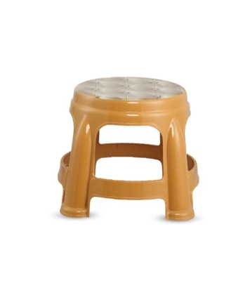 Buy Round Stool Medium (Printed) Sandal Wood Online in Bangladesh at Best Prices