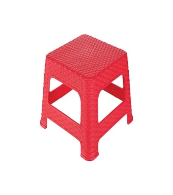 Buy Cane High Stool Red Online in Bangladesh at Best Prices