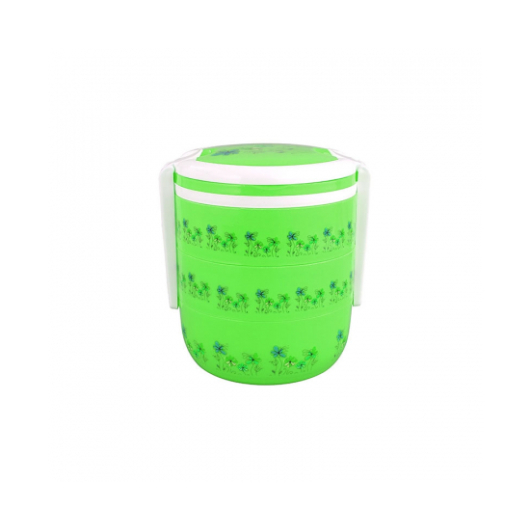 Buy Round Tiffin Box 3 Bati Assorted Online at Best Price