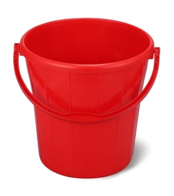 Buy RFL Super Bucket Plastic Handle Red 4 Liters Online