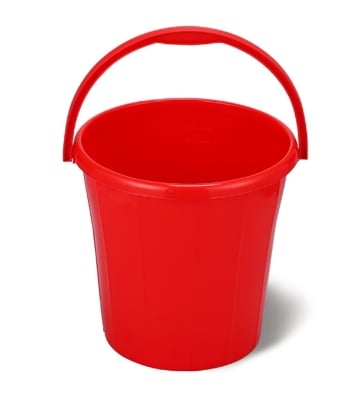 Buy RFL Super Bucket Plastic Handle Red 4 Liters Online