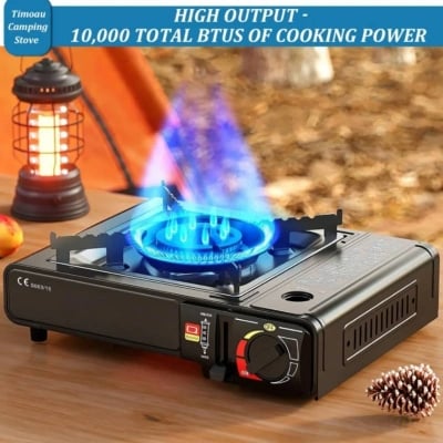 Picture of Portable Gas Stove BDZ-155-A, Portable Butane Gas Camping Stove, Outdoor Picnic & Camping Cooking Stove, High Output Portable Gas Burner