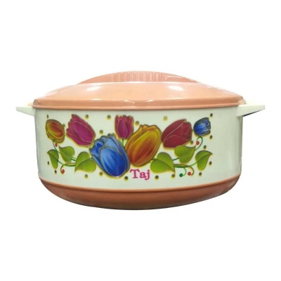 Picture of Taj Hot Pot 1300ml, Stainless Steel Serving Casserole with Lid, PU Insulated Kitchen Hotpot for Food Storage & Serving