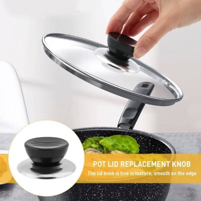 Picture of Kitchen Cookware Pot Lid Replacement Knob 1 Piece, Universal Heat Resistant Pan & Pot Cover Handle