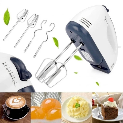 Picture of Super Hand Mixer for Cake Cream & Egg Beating, Electric Handheld Egg Beater & Cream Whisk for Baking, Desserts & Kitchen Use