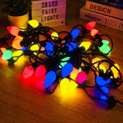 Picture of 28-Piece Decorative Fairy Lights, Candy Ball String Lights for Bedroom, Room Decoration & Home Decor - Dream-Cart-BD