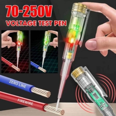 Picture of 70-250V AC Voltage Tester Pen, Non-Contact Electrical Circuit Detector with LED Indicator & Screwdriver - Dream-Cart-BD