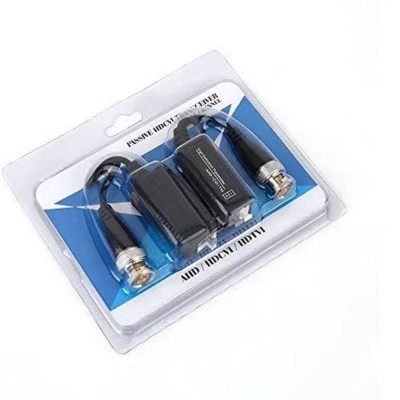Picture of Passive Video Balun for CCTV Camera, BNC to UTP Video Transmitter Receiver Adapter for Security Camera - Dream-Cart-BD
