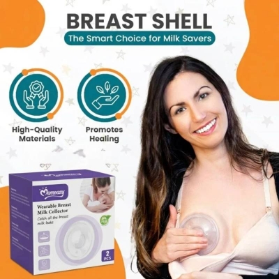 Picture of Breast Milk Collection Shell, BPA-Free Soft Nursing Cups & Milk Saver for Breastfeeding Mothers - Dream-Cart-BD
