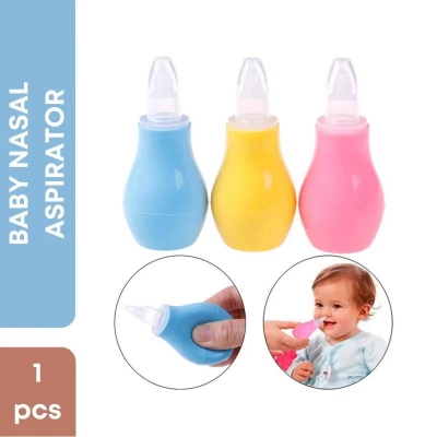 Picture of Silicone Baby Nasal Aspirator Bulb, Reusable Infant Nose Cleaner & Safe Nasal Suction Tool for Newborns - Dream-Cart-BD