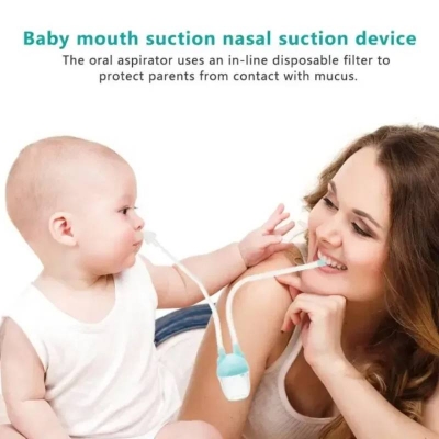 Picture of Baby Nasal Aspirator, Reusable Nose Sucker & Safe Nasal Suction Cleaner for Newborns & Infants - Dream-Cart-BD