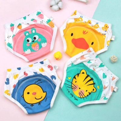 Picture of Kids Cartoon Reusable Baby Diaper, Soft Training Pants for Infants & Toddlers - Dream-Cart-BD