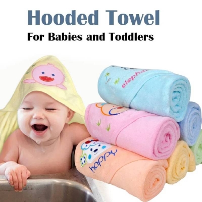 Picture of Newborn Baby Hooded Towel, Soft Cape Bath Towel for Infants & Baby Bath Care - Dream-Cart-BD