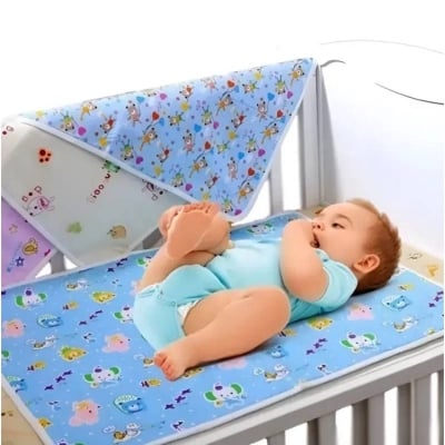 Picture of Baby Waterproof Urine Mat XL 60x80cm, Washable & Reusable Baby Bed Protector Mattress Pad - Dream-Cart-BD