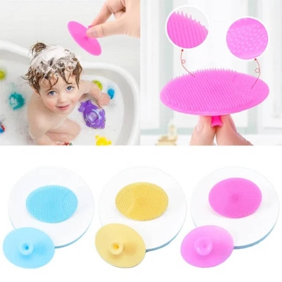 Picture of Baby Silicone Shampoo Brush, Soft Scalp Massager & Hair Cleaning Brush for Newborns & Infants - Dream-Cart-BD