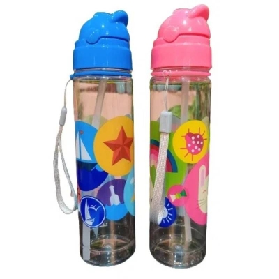 Picture of 350ml Cartoon Water Bottle for Kids, Cute School Drinking Bottle for Boys & Girls - Dream-Cart-BD