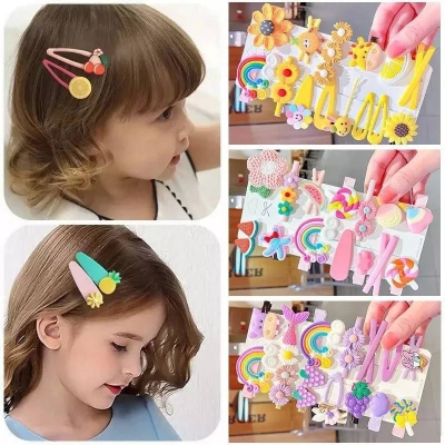 Picture of 14-Piece Baby Girl Hair Clips Set, Cute Fashion Hair Accessories for Infants & Little Girls - Dream-Cart-BD