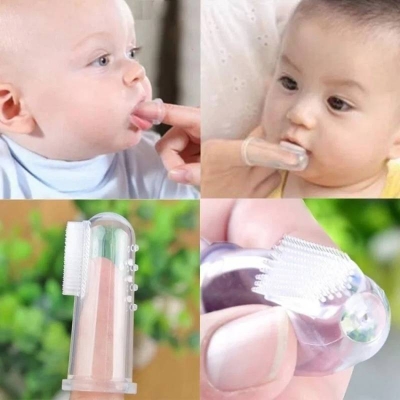 Picture of Baby Finger Toothbrush with Box, Soft Silicone Infant Toothbrush for Gentle Dental & Oral Care - Dream-Cart-BD