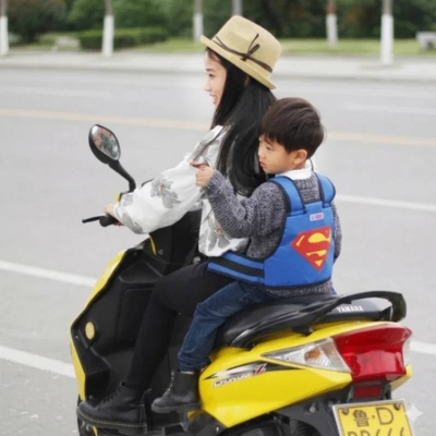 Picture of Adjustable Child Safety Belt for Motorcycle & Bike, Kids Protective Safety Harness for Secure Riding - Dream-Cart-BD