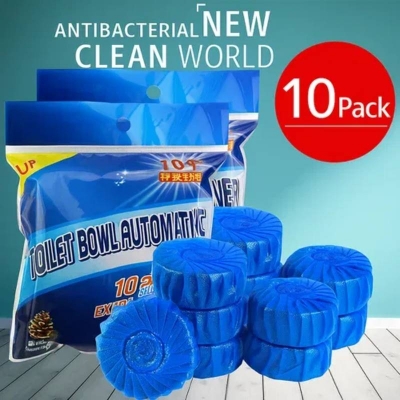 Picture of Automatic Flush Toilet Cleaner Tablets, 10-Piece Toilet Tank Cleaning Tablets for Bathroom Hygiene - Dream-Cart-BD