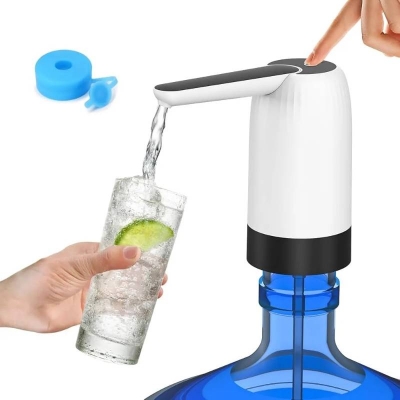 Picture of Foldable Automatic Water Dispenser, USB Rechargeable Electric Bottle Water Pump for Drinking Water - Dream-Cart-BD