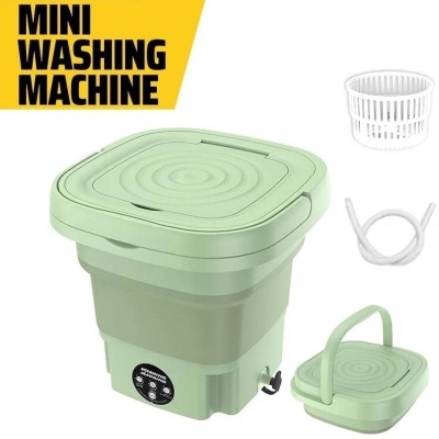 Picture of Portable Mini Washing Machine, Compact Electric Washer for Clothes, Underwear & Small Laundry - Dream-Cart-BD