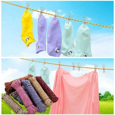 Picture of 20-Meter Clothes Drying Rope, Durable Laundry Line for Indoor & Outdoor Clothes Hanging - Dream-Cart-BD