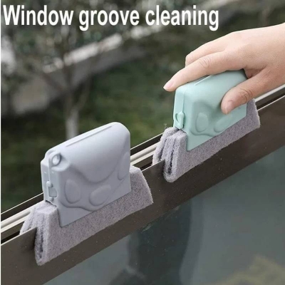 Picture of Window Groove & Frame Cleaning Brush, Multifunctional Track Cleaner Dust Removal Tool - Dream-Cart-BD