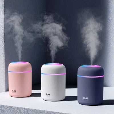 Picture of 300ml Portable Electric Air Humidifier, USB Mist Sprayer Mini Humidifier for Home, Office & Bedroom - Dream-Cart-BD