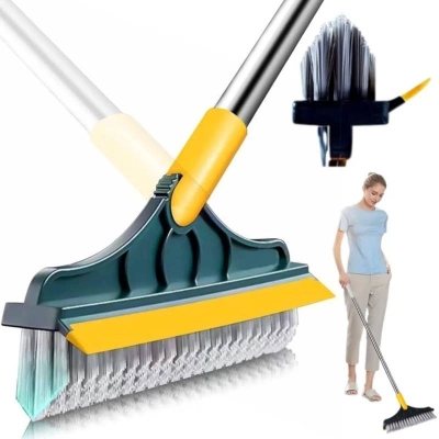 Picture of 3-in-1 Magic Floor Cleaning Brush, Long Handle Bathroom Scrubber & Floor Cleaning Tool - Dream-Cart-BD