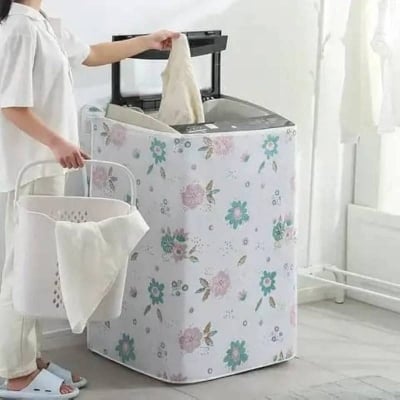Picture of 10kg Top Load Washing Machine Cover, Waterproof Dustproof Protective Cover for Washer - Dream-Cart-BD