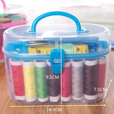 Picture of Sewing Kit Box with Sewing Accessories, Portable Household Sewing Tools & Storage Box for Home Use - Dream-Cart-BD