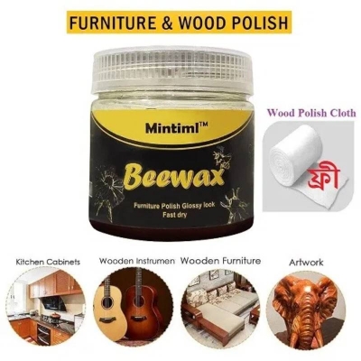 Picture of Beeswax Furniture & Wood Polish Wax, Natural Wood Polishing Wax for Furniture Care & Shine - Dream-Cart-BD