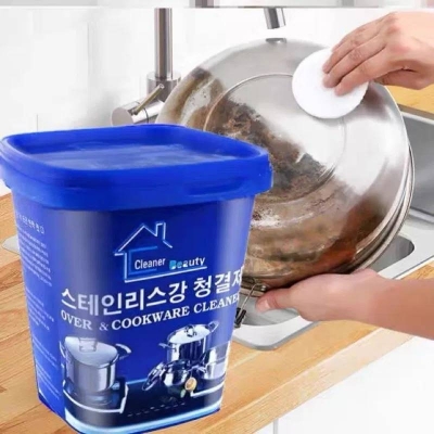 Picture of Stainless Steel Cookware Cleaning Paste, Kitchen Cleaner Washing Detergent Paste for Pots & Pans - Dream-Cart-BD