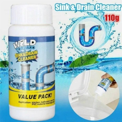 Picture of Powerful Sink Drain Cleaner Powder, Portable Super Clog Remover for Kitchen & Bathroom Pipes - Dream-Cart-BD