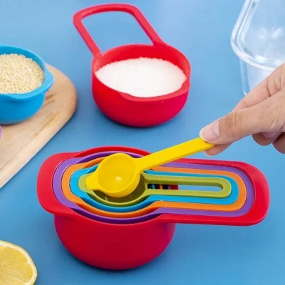 Picture of 6-Piece Measuring Cup & Spoon Set, Kitchen Baking Measurement Tools for Cooking & Baking - Dream-Cart-BD