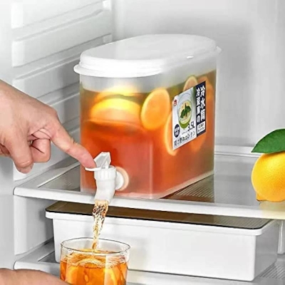 Picture of 3.5L Juice Jar with Tap, Large Juice Container Beverage Dispenser for Home, Party & Events - Dream-Cart-BD